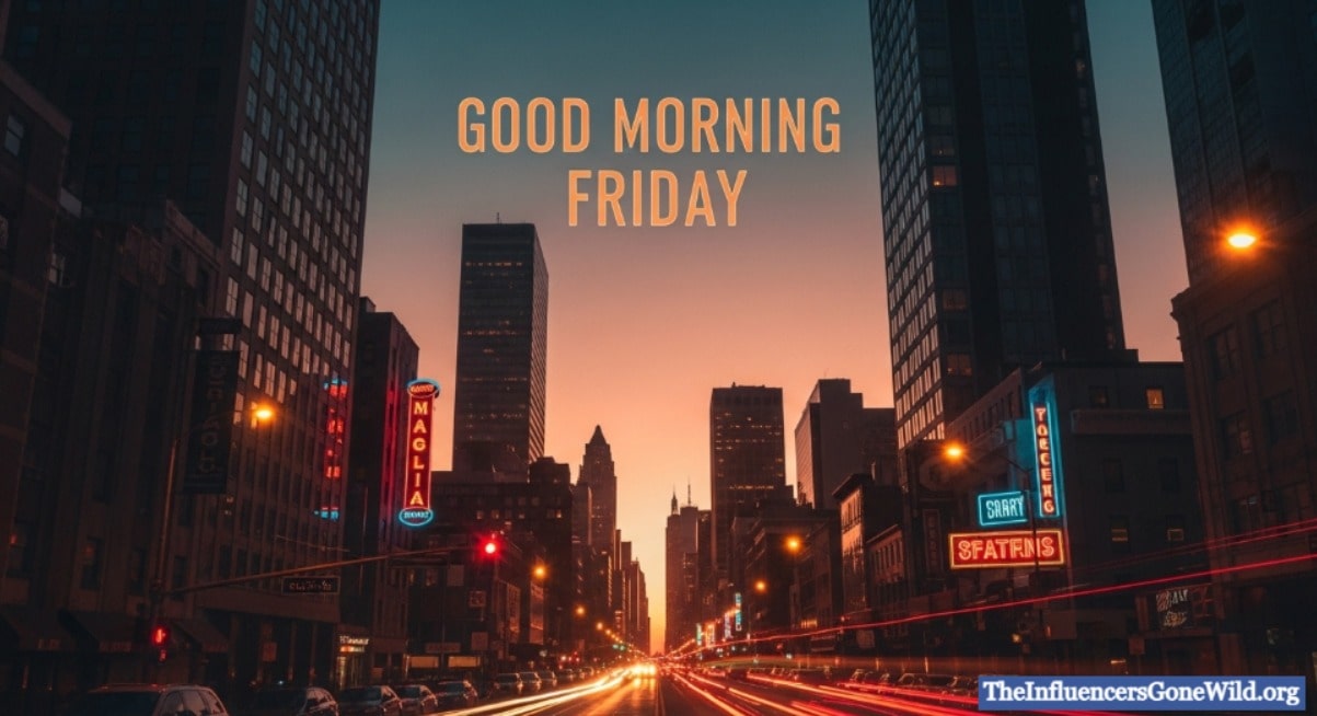 Good Morning Friday: Start the End of the Week Night