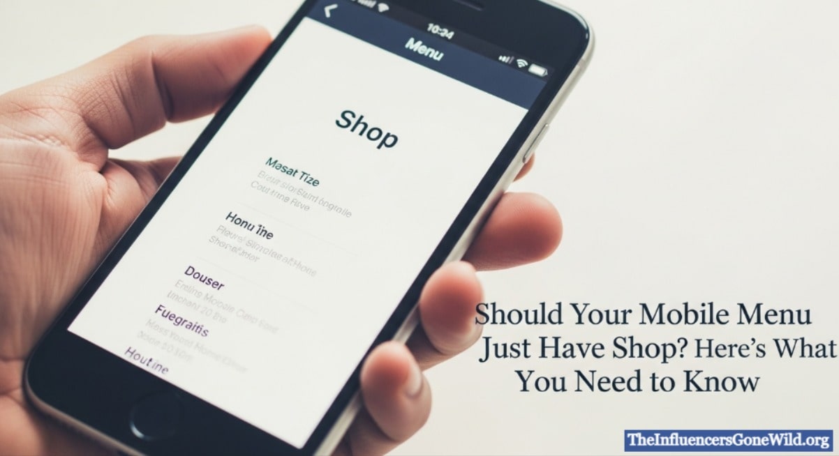 Pros of a Shop-Only Mobile Menu