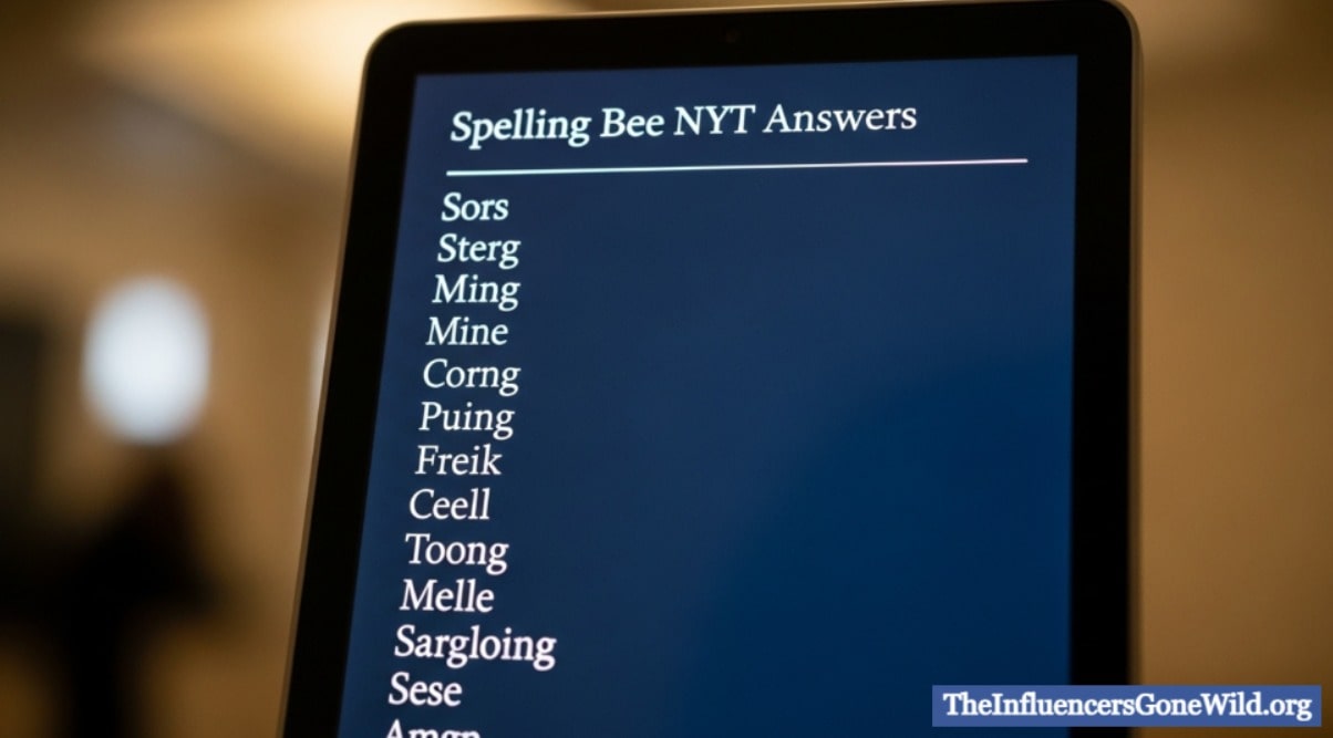 Spelling Bee NYT Answers: Updated Daily to Improve Your Game