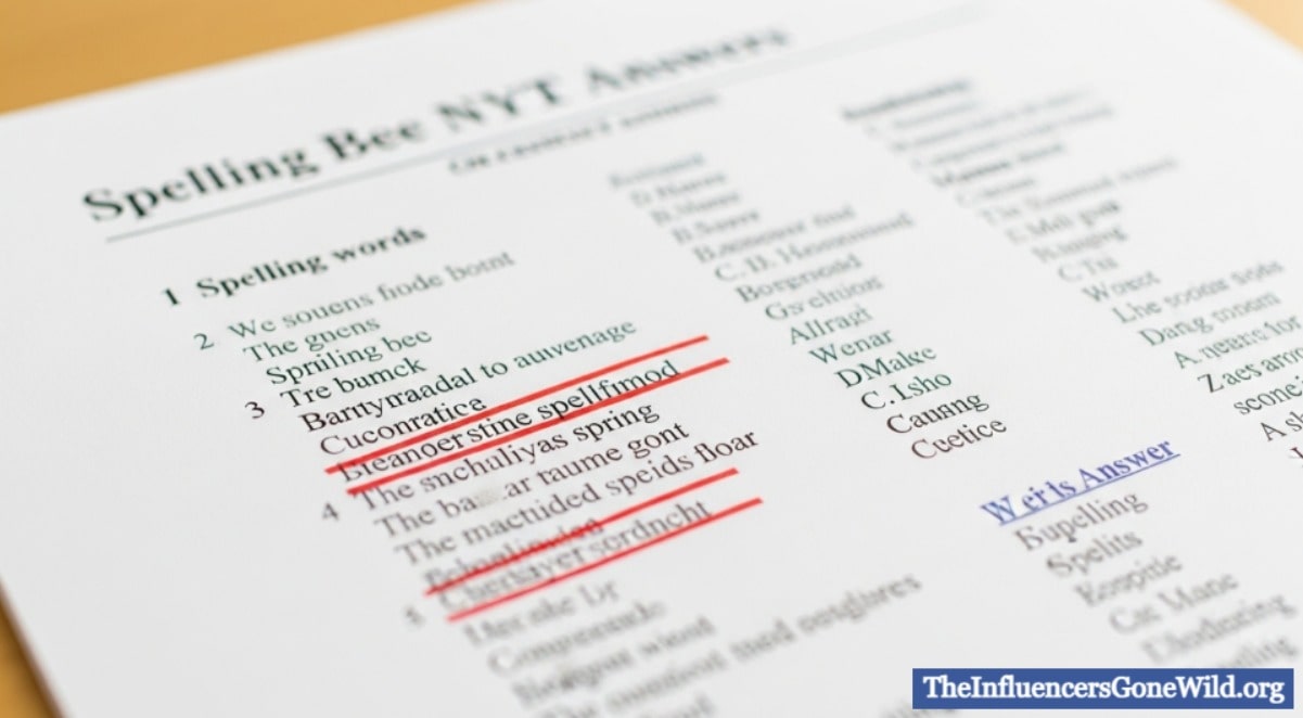 Where to Find Spelling Bee NYT Answers